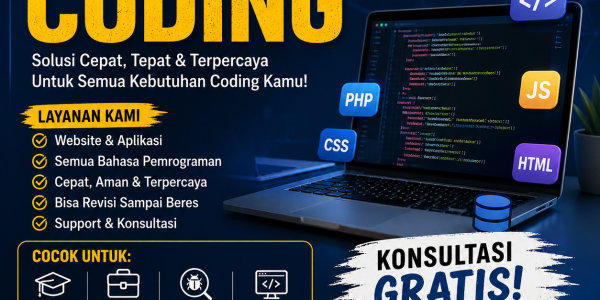Jasa coding ,jasa pembuatan aplikasi semua bahasa pemograman