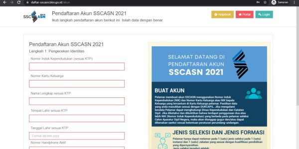 Jasa Pembuatan AKUN CPNS dan PPPK  2021
