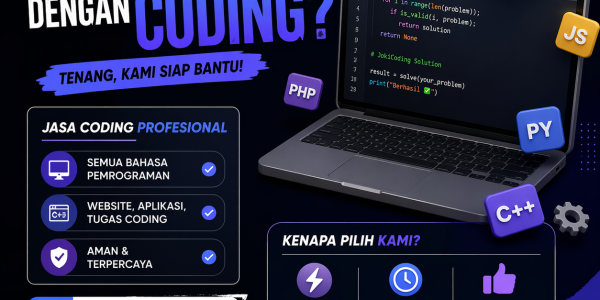 Pusing dengan coding? Error gak kelar-kelar? Tenang, kami siap bantu!