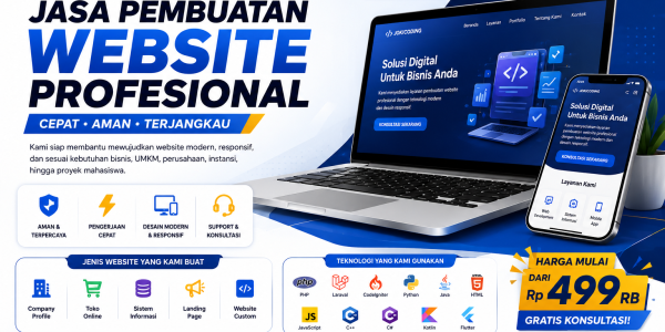 Jasa Pembuatan Website Custom Sesuai Kebutuhan Bisnis